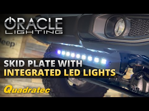 Oracle Lighting Skid Plate with Integrated LED Lights for Jeep Wrangler JL & Gladiator JT