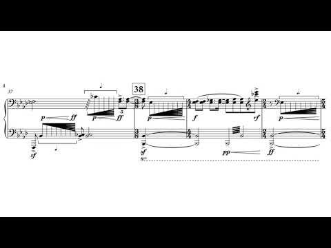 Bobby Ge - Hymns After Laurie Spiegel, for solo piano [Score Follow Video]