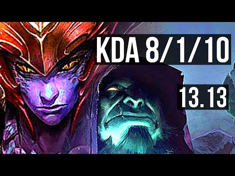 SHYVANA vs YORICK (TOP) | 4.4M mastery, 8/1/10, 700+ games, Legendary | EUW Master | 13.13