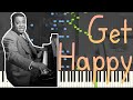Art Tatum - Get Happy 1941 (Classic Jazz / Stride Piano Synthesia)