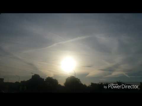 23/05/17 Sunrise. Short but sweet! Geo-engineering Belgium