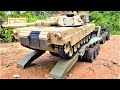 RC TANK Heng Long M1A2 Abrams TK6 1s HG P806 Trailer Full Ver 헝롱 에이브람스 탱크 8륜 트
