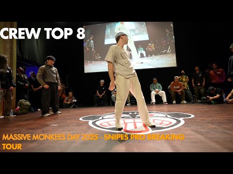 Run/MN Joe/StrayCurt Vs Chimera -  Top 8 Massive Monkees Day 2025 - Snipes Pro Breaking Tour