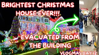 EVACUATED FROM THE BUILDING | CHRISTMAS HOUSE | Vlogmas Day 12 | Family 5 Vlogs