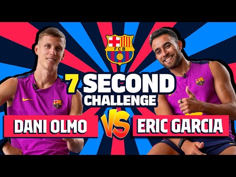 ⏱️DANI OLMO vs ERIC GARCIA | 7 SECOND CHALLENGE (LA LIGA EDITION!) | FC BARCELONA🔥