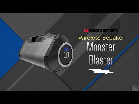 Monster Blaster Portable Bluetooth Boom Box - Overview