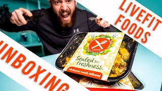 Live Fit Foods UNBOXING and FIRST TASTE