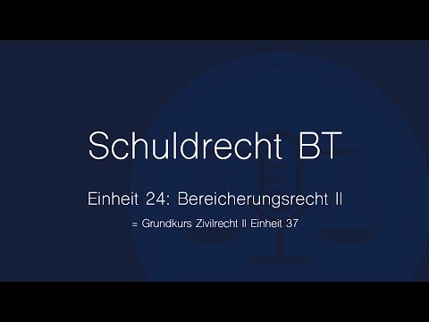 Bereicherungsrecht II