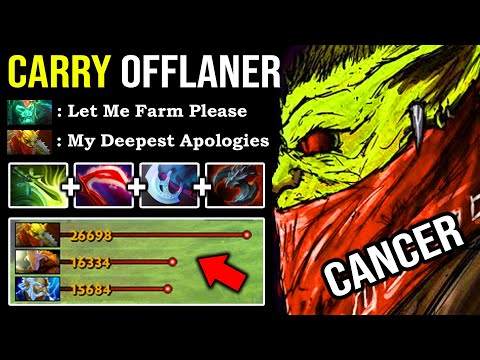 GOLD DIGGER IS BACK 2x Enemy Networth Crazy 7.26 BH Offlane with Crazy Unlimited Jinada Buff DotA 2