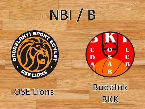 NBI/B: OSE Lions - BUDAFOK BKK