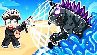 Trying to Catch ULTRA RARE GODZILLA in ROBLOX!?