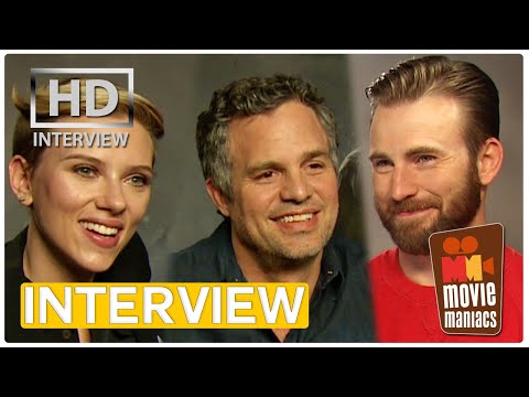 アベンジャーズエイジ・オブ・ウルトロン』クリス・エバンス、スカーレット・ヨハンソン、マーク・ラファロインタビュースペシャル (Avengers: Age of Ultron | Interview Special with Chris Evans, Scarlett Johansson, Mark Ruffalo)