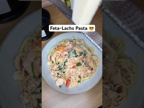 High Protein Lachs-Feta Pasta (viraler Klassiker neu gedacht)