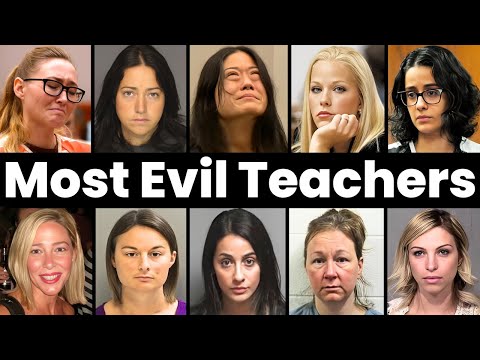10 Evil Teachers Who Turned Classrooms Into Crime Scenes | Shocking Scandals