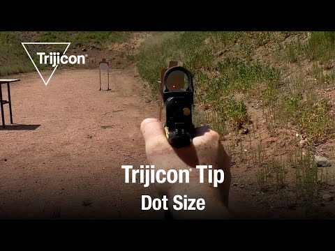 Trijicon Tip - Adjusting Dot Brightness for Competitions