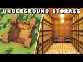 Minecraft Underground Storage Room Tutorial