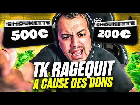 TK RAGEQUIT FORTNITE BECAUSE OF DONATIONS 😭 SUBSCRIPTIONS THE TROLL 🤬 - BESTOF THEKAIRI78