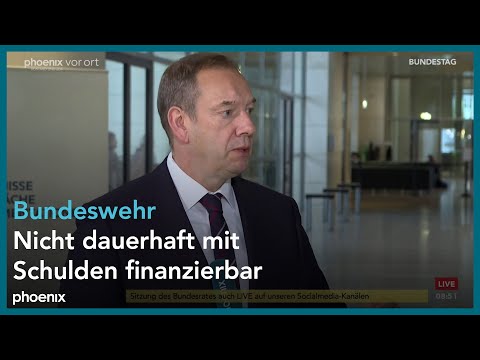 phoenix bundestagsgespräch mit Alexander Müller und Henning Otte zur Lage der Bundeswehr am 22.03.24