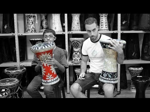 Mother of Pearl Sombaty Darbuka - Bur The Top Doumbek