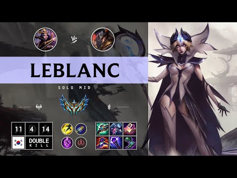 LeBlanc Mid vs Twisted Fate - KR Challenger Patch 14.12