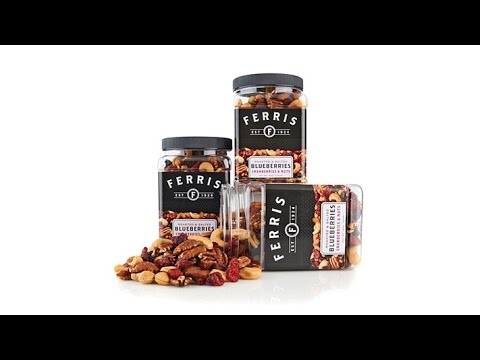 Ferris (3) 1 lb Jars Berries/Nuts  Roasted/Salted