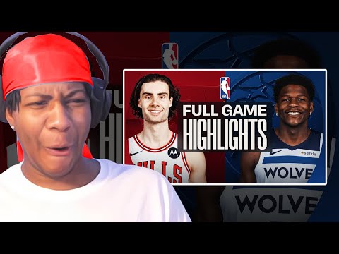 Lvgit Reacts To BULLS at TIMBERWOLVES | FULL GAME HIGHLIGHTS | January 22, 2026
