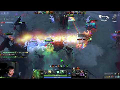 Tundra.Skiter rage quits ranked game after seeing his death timer