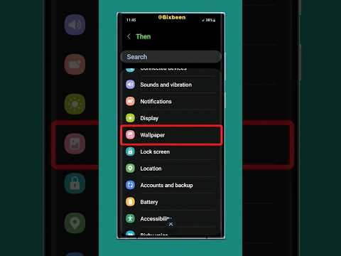 Set 2 Wallpapers with Samsung routines (One UI 5.1)