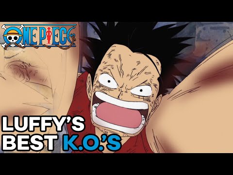 Luffy's Best Knock Outs | One Piece