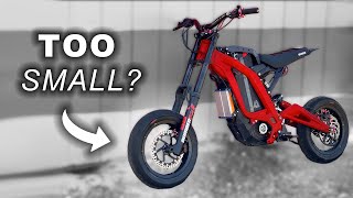 72v Surron with MINI SUPERMOTO wheels!