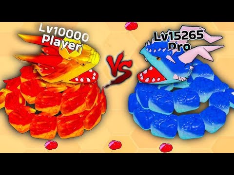 🔥Snake Clsh: MaX Level !!  Legend Snake 100% Victory Battle 🐍 ⚔️ dragon gam er 09~ #40