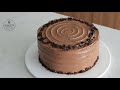 Eggless Fudgy Chocolate Cake without Cocoa Powder | Easy Recipe | Easy Chocolate Buttercream