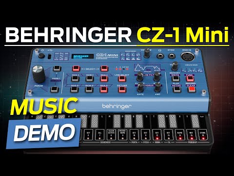 BEHRINGER CZ-1 Mini, new COMPACT SYNTH w/ ANALOG FILTER (MUSIC DEMO)