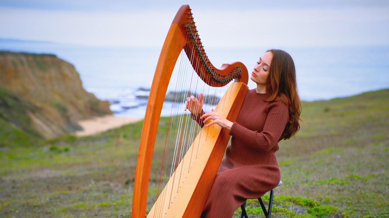 1 Hour of Heavenly Harp Music I Sarah Bhalla