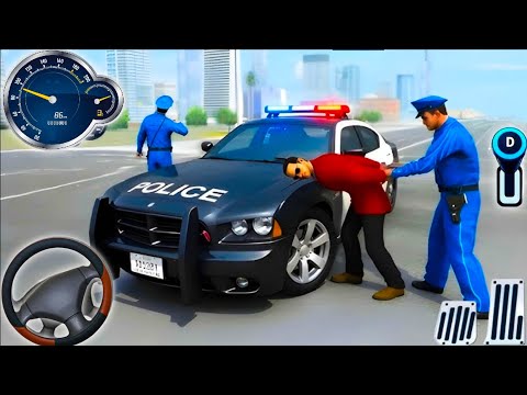 Gangster Police Car Chase Simulator 3D – Real Cop Car Driving 2025 | Android Gameplay