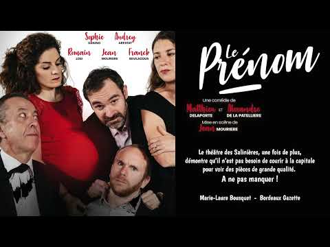 Vidéo teaser de LE PRENOM, au Théâtre des Salinières