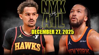 [검증마트]12월28일 애틀랜타 뉴욕닉스 NBA 하이라이트