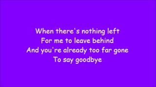 Carrie Underwood ~ Sometimes You Leave (Lyrics)
