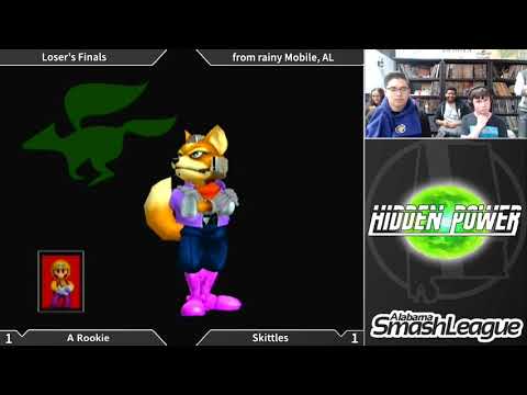 Hidden Power (March 2018): Melee Singles LF - A Rookie (Mario) vs. Skittles (Fox)