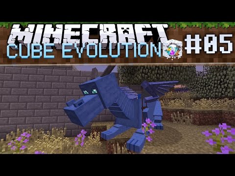Minecraft Cube Evolution: Grown Dragon & Portal Gun! - Ep 5