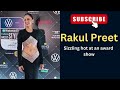 Rakul Preet Slaying In A Hot Black Dress At An Award Function Today May 2023