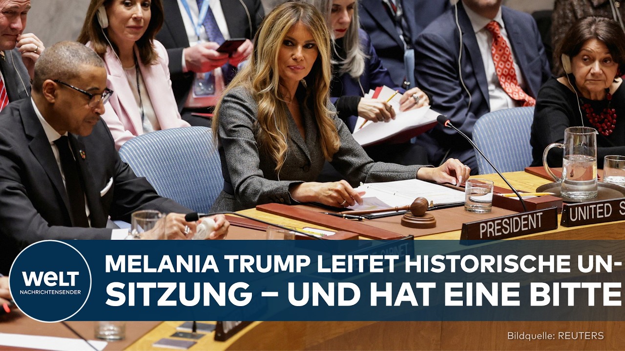 MITTEN IM IRAN-KRIEG: Melania Trump leitet Sitzung des UN-Sicherheitsrates – und hat eine Bitte
