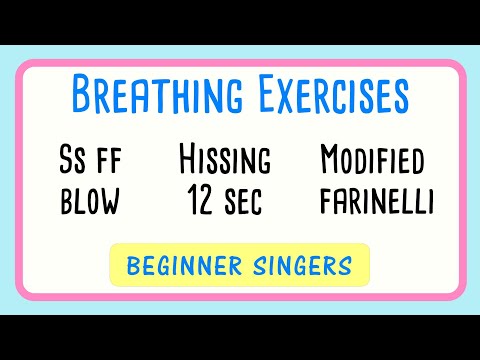 😮💨 Three Breathing Exercises for Singing and Beginners