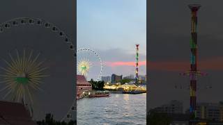 The Most Beautiful Sunset Dinner Cruise in Bangkok! 🌅#kuliner #travelvlog #traveling #thailand #fyp
