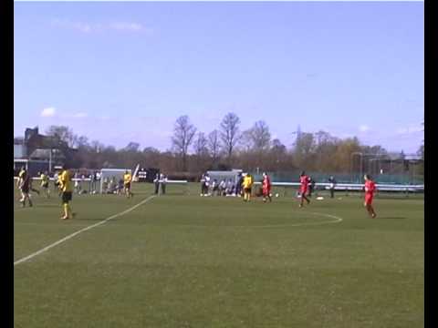 James Crockford playing for Northwood FC
