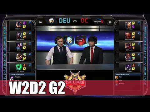 Dignitas EU vs Overclockers UK | S5 EUCS Summer 2015 Week 2 Day 2 | DEU vs OC W2D2 G2 EUCS