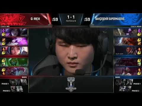 League of Legends: Worlds 2018 GRX vs SUP BO5 Play in Knockouts highlights