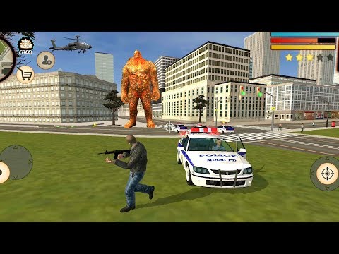 Stone Giant (Stone Man Fight Police Man) Stone Giant Lifted up Public Car - Android Gameplay HD
