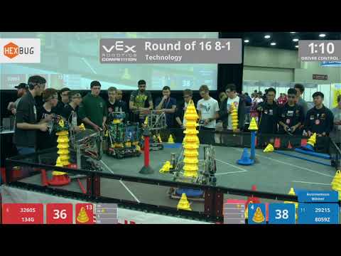 2018 VRC Tech R16 8-1 - 3260S 134G vs 2921S 8059Z - 95 to 125