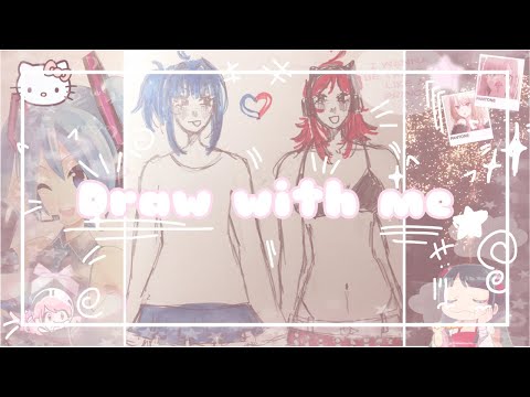 draw with me ✨|| art vlog || face reveal?